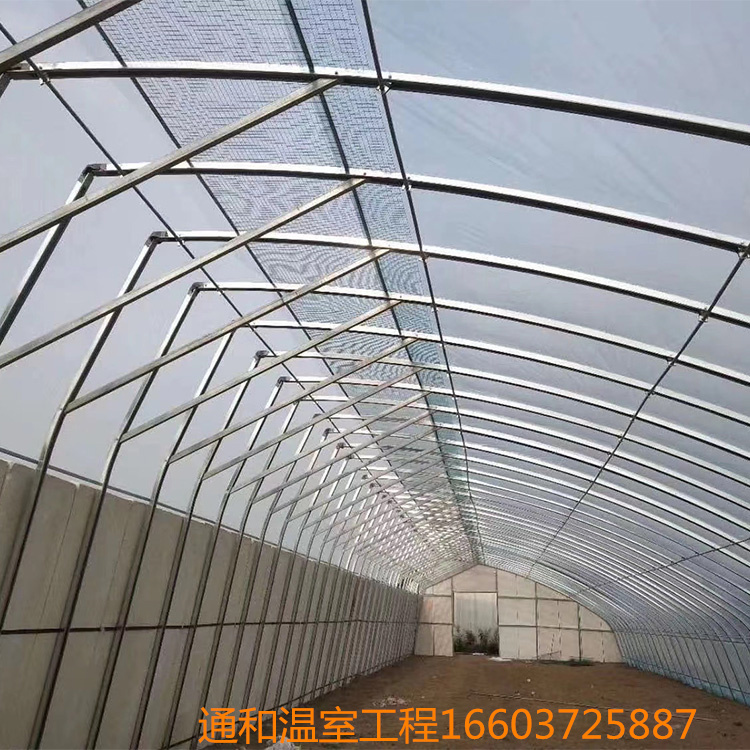 仿无后墙大棚骨架